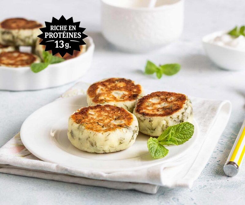 Syrnyky salés aux herbes
