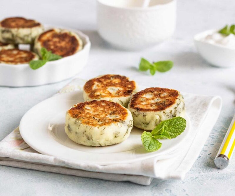Syrnyky salés aux herbes