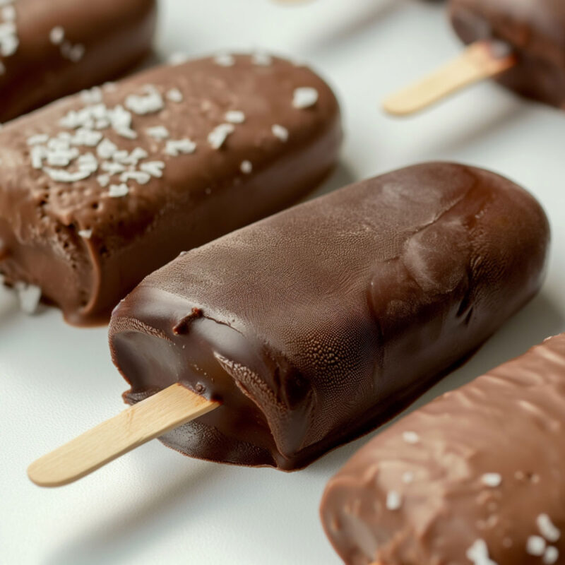 Fromage frais enrobé de chocolat à la vanille Noir