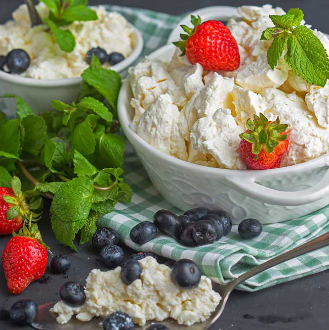 Fromage frais fermenté Tvorog